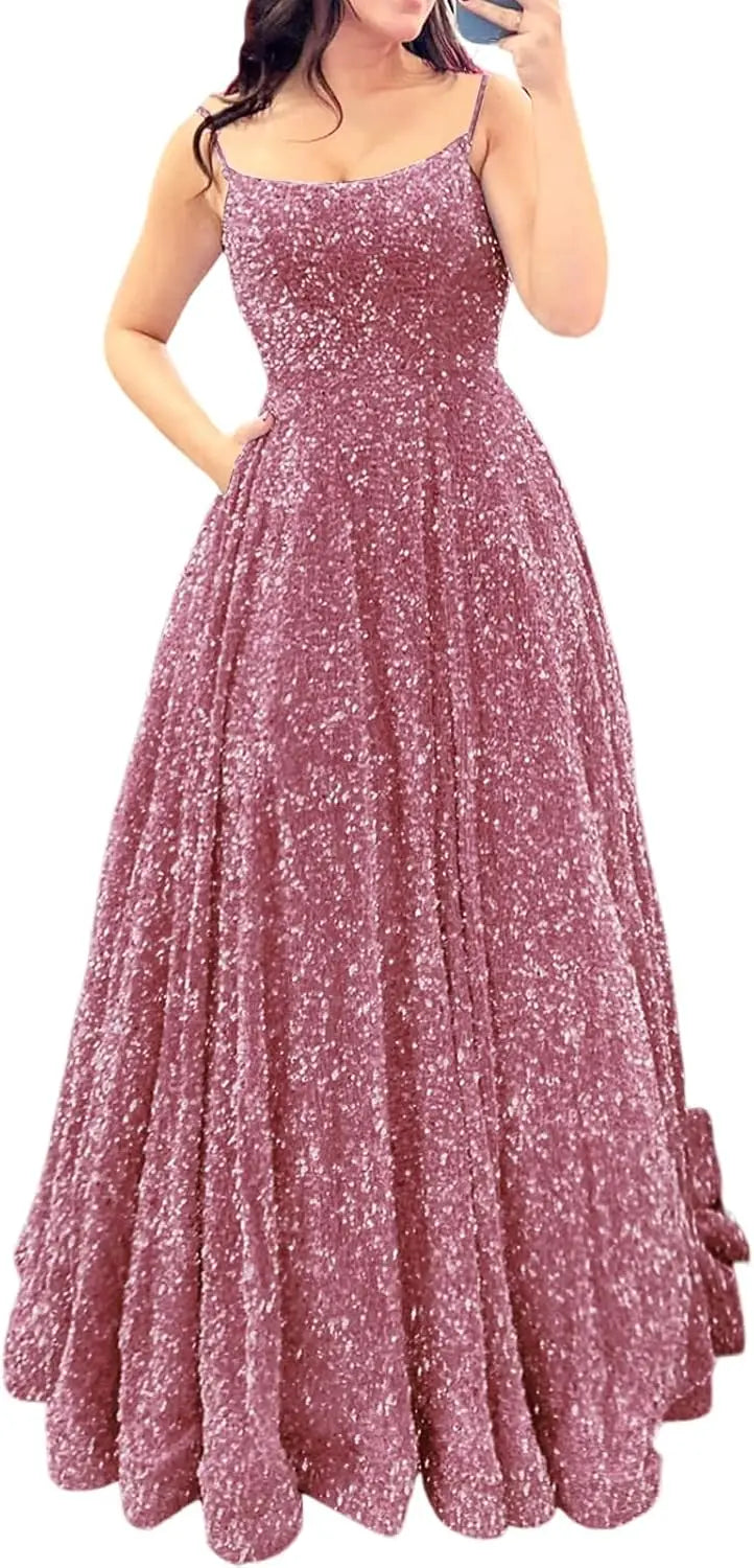 Women's Prom Dress Long 2026 Sexy Evening Dress A Line Military Ball Gown Party Dresses Formal Dress Women Elegant Luxury Dress