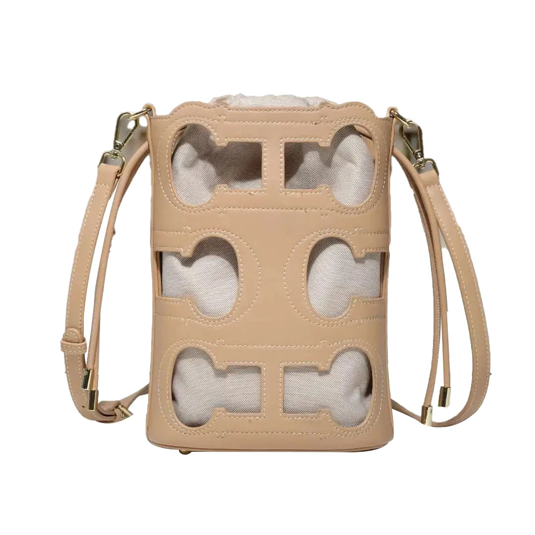 CH New Daily Commuting Ladies Handbag Fashion Hollow Design Ladies Crossbody Bag Simple Versatile Style Ladies Shoulder Bag
