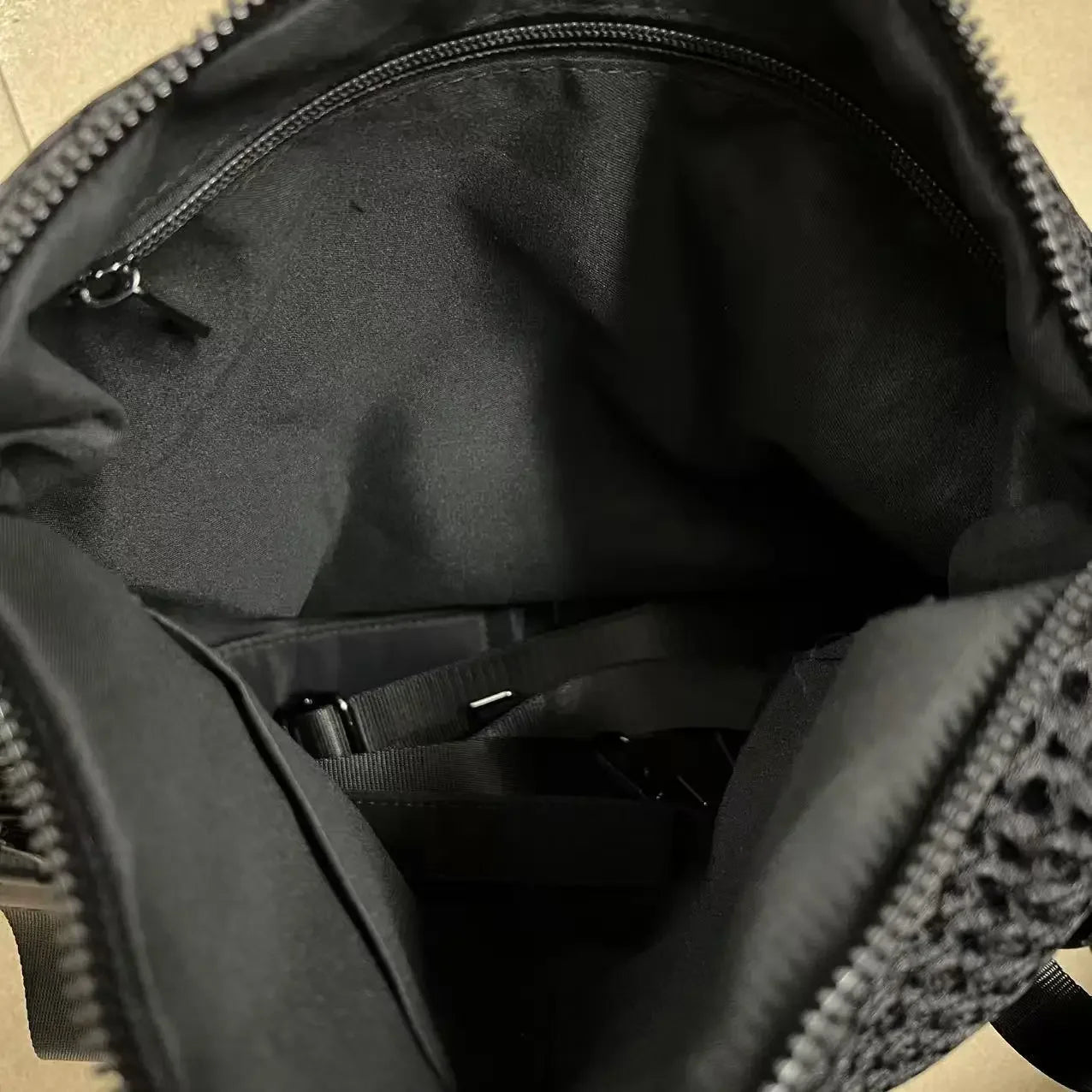 Large Nylon Mesh Crossbody Bag