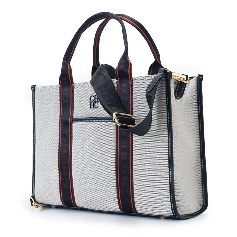 CH Brand Women's Handbag High Quality PU Material Fashion Boutique Brand Logo Women's Commuter Shoulder Bag