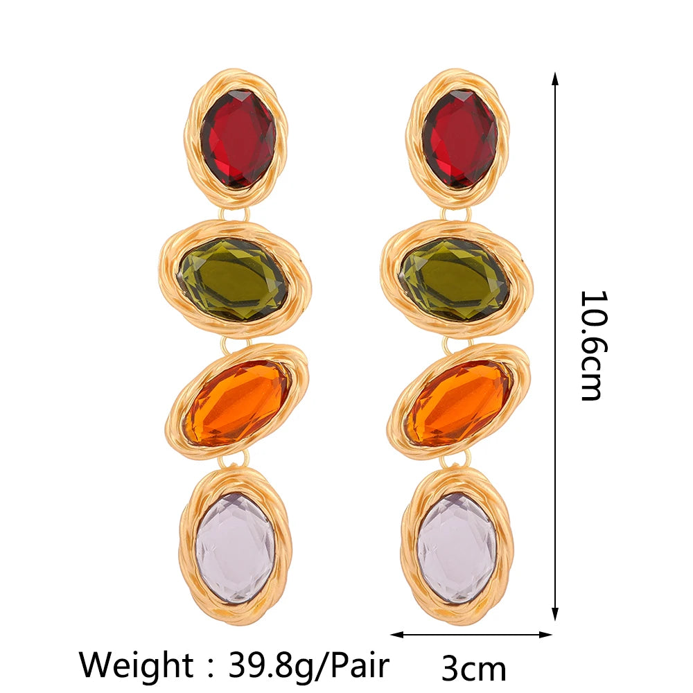 Luxury Design Charm Dangle Earrings For Women