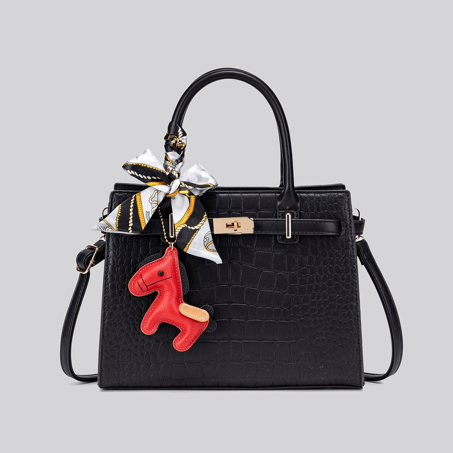 large-capacity multi-functional crossbody bag, PU leather