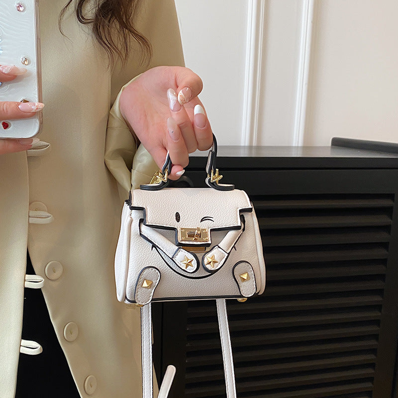 Cute Small Square Women's Messenger Bag - Fashionable Design