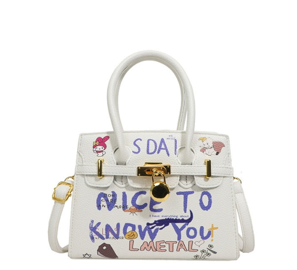 Trendy Korean Style Small Square Messenger Bag