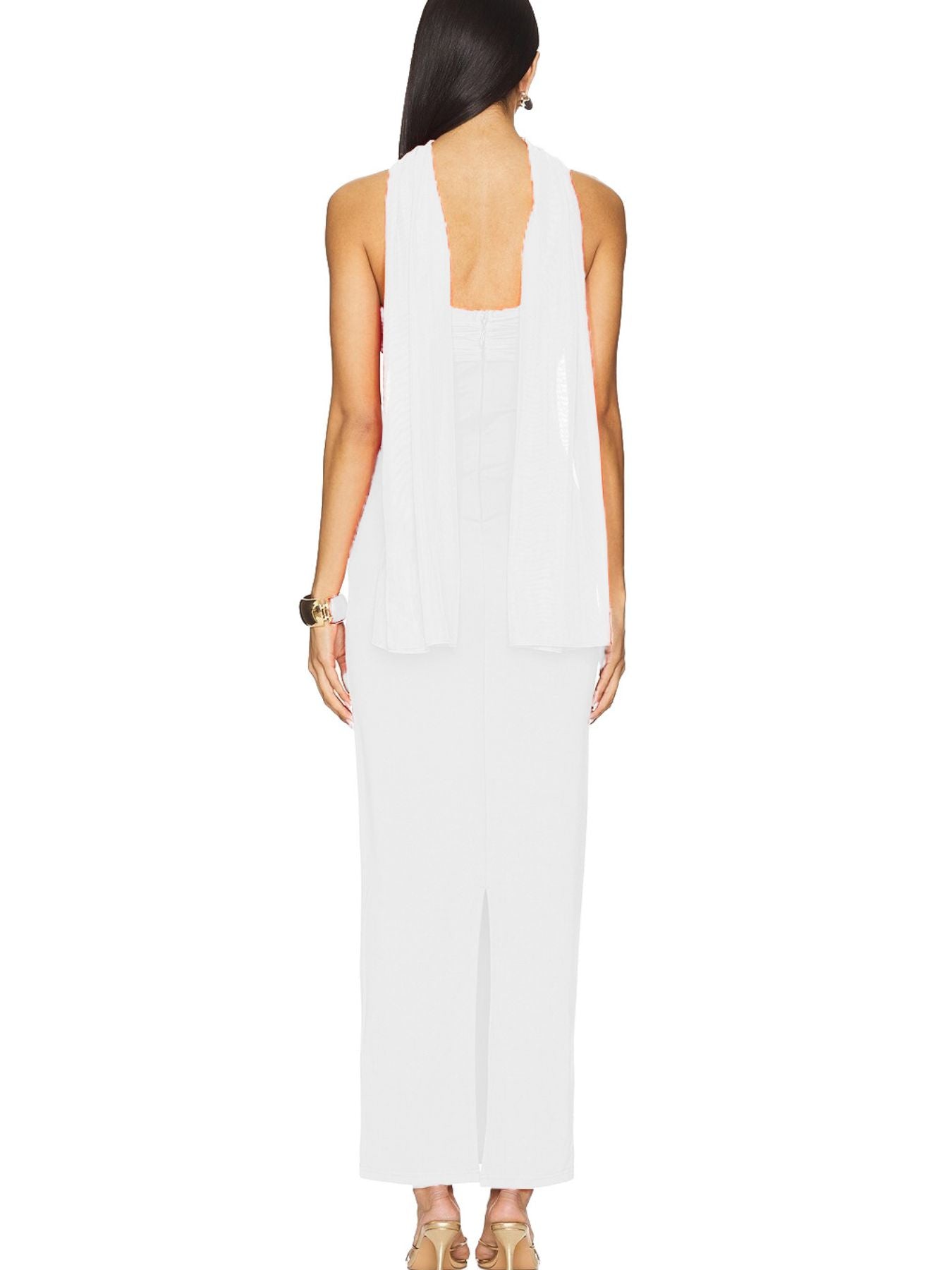 Ruched Tube Maxi Dress - TrendNest