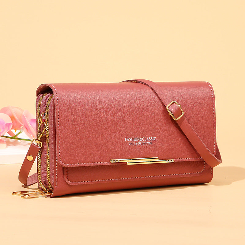 Women's Fashion Wallet - One Shoulder Messenger Bag