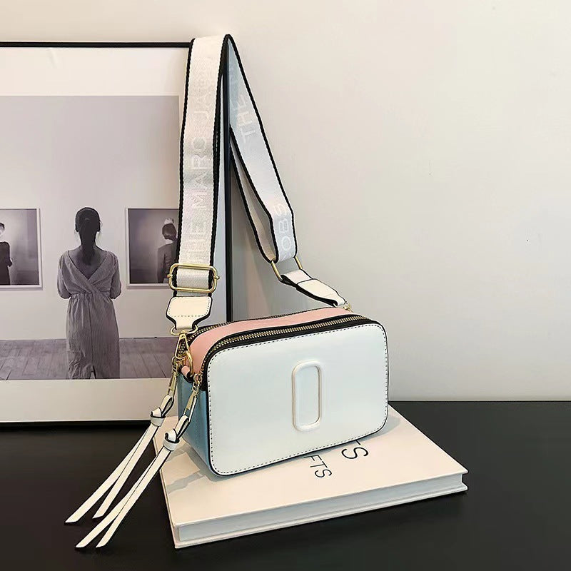 Trendy Women's Small Square Messenger Bag for Cameras