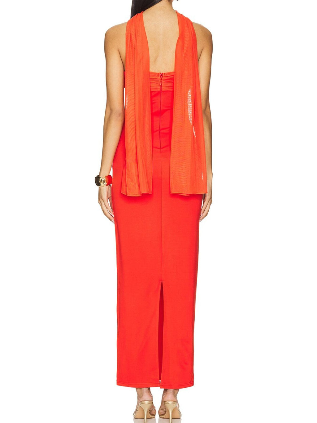 Ruched Tube Maxi Dress - TrendNest