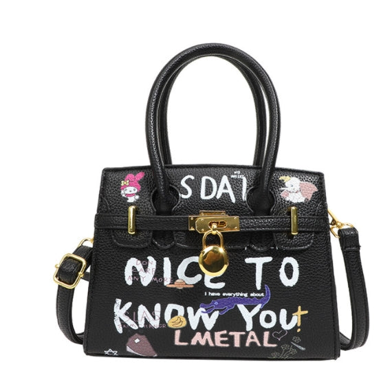 Trendy Korean Style Small Square Messenger Bag
