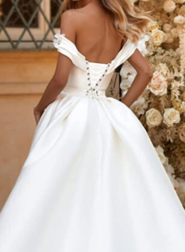 Women's Fashionable Removable Trailing Prom Dress