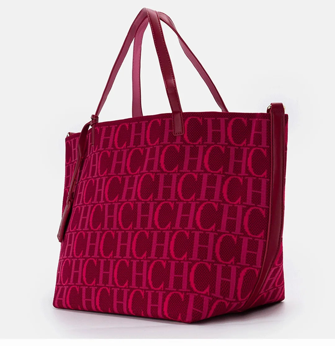CH Popular Large Capacity Tote Bag Versatile Elegant Casual Shopping High Quality Ladies Bag Women's Brand Fashion Letter Print