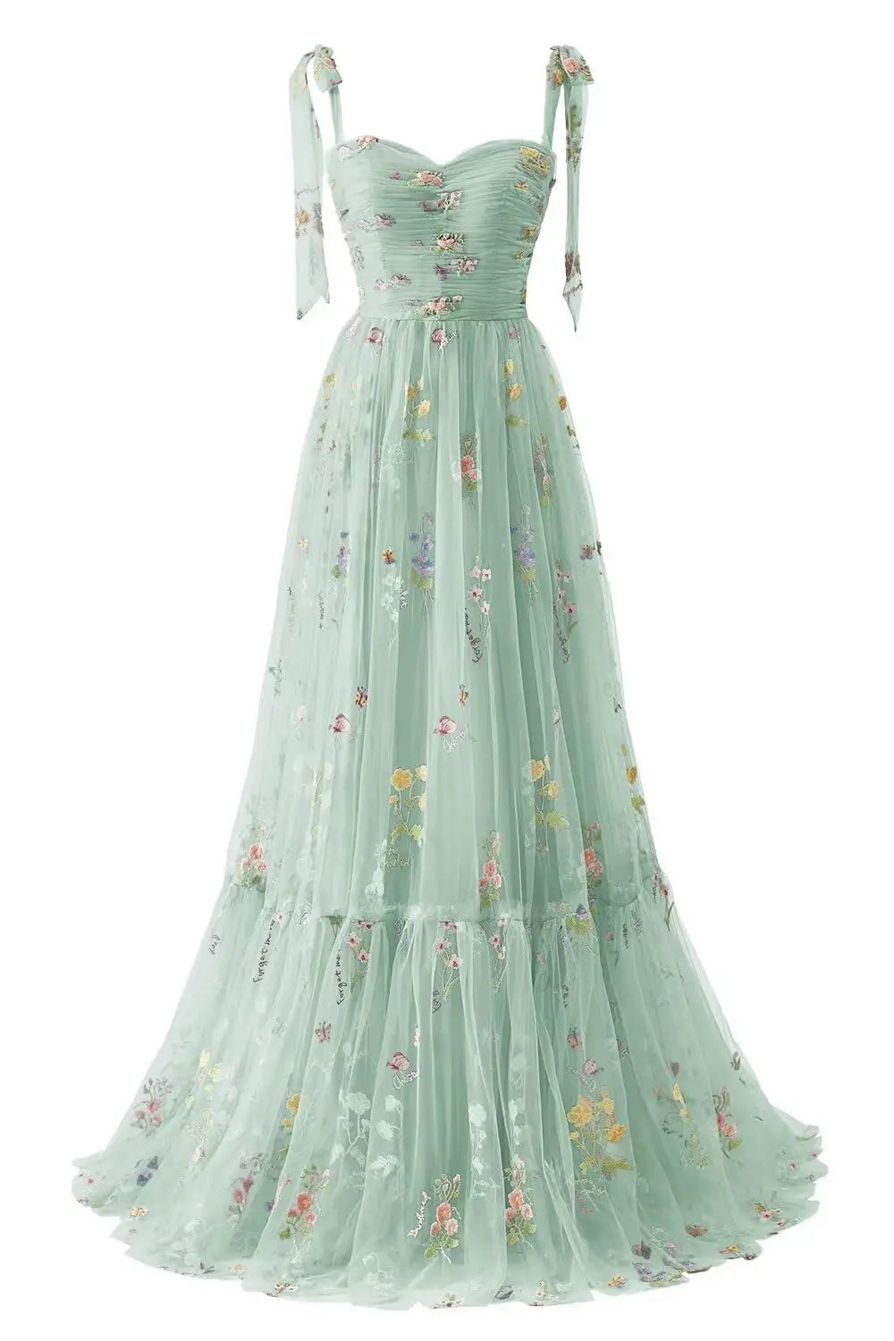 Lace Elegant Dress Women for Wedding Party Tulle Prom Dresses for Women Flower Embroidery A Line Formal Evening Party Gown