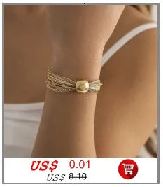 Ingemark Kpop Snake Chain Choker Necklace for Women Wedding On The Neck Temperament Ball Pendant Thin Link Party Jewelry