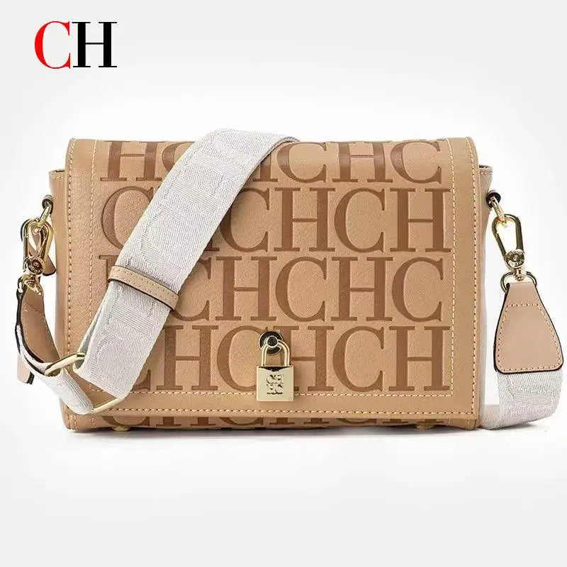 New Crossbody Bag Letter Print High Quality Woman's Brand Trend Vintage Fashion Elegant 2025 Classic Style Ladies Bag