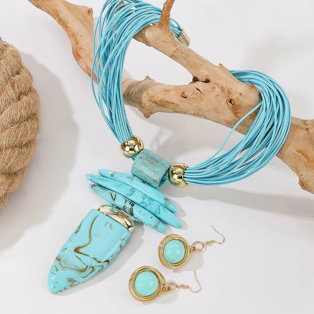 Western Jewelry Set Fashion Irregular Imitation