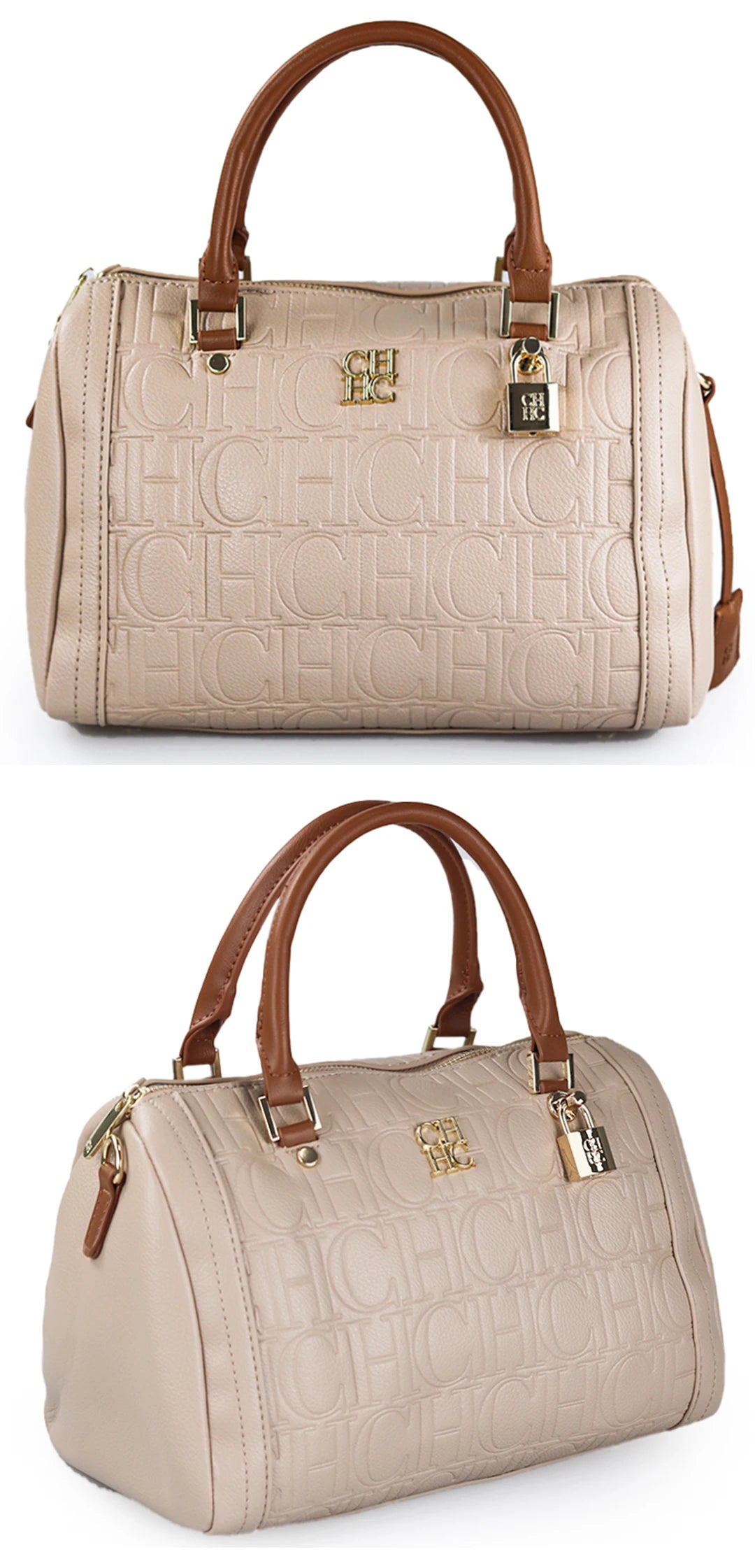 CH Women Handbag Shoulder Bag Embossed Logo Pattern Fashionable Ladies Casual 2026 New Trendy Popular Crossbody Bag Hot Sale