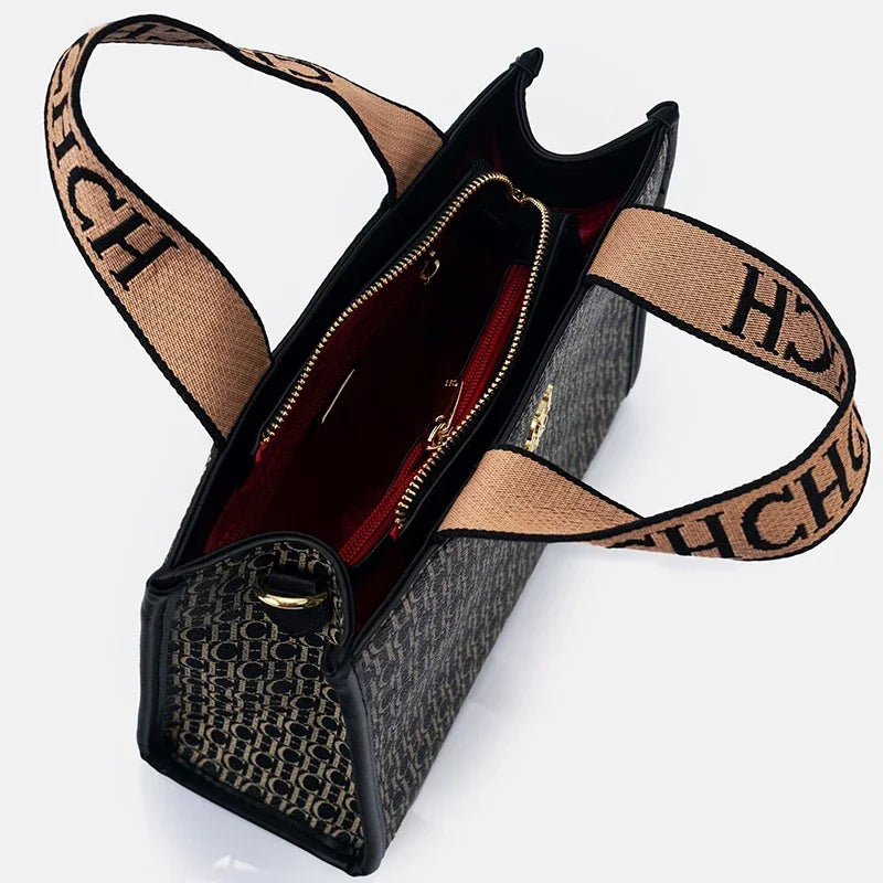 CH Fashion Monogram Print High Quality Metal Logo Casual Light Luxury Brand Designer 2026 New Women's Handbag