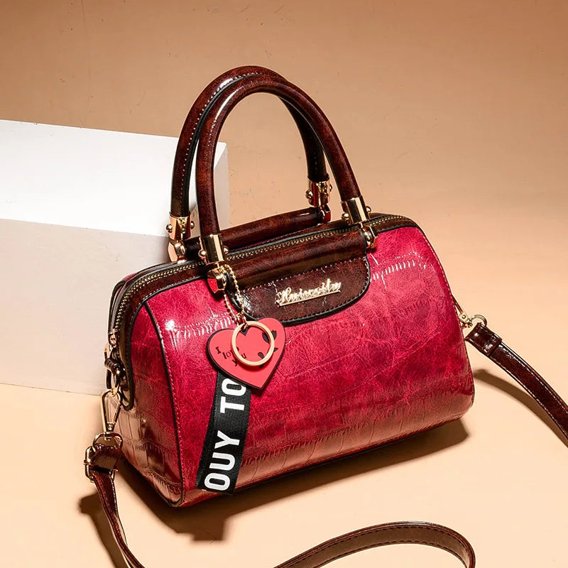 Luxury Design Handbags Shoulder Bags Top Quality PU Leather Women Handbag Classic Crocodile Tote Bag Female Messenger Bag Bolso