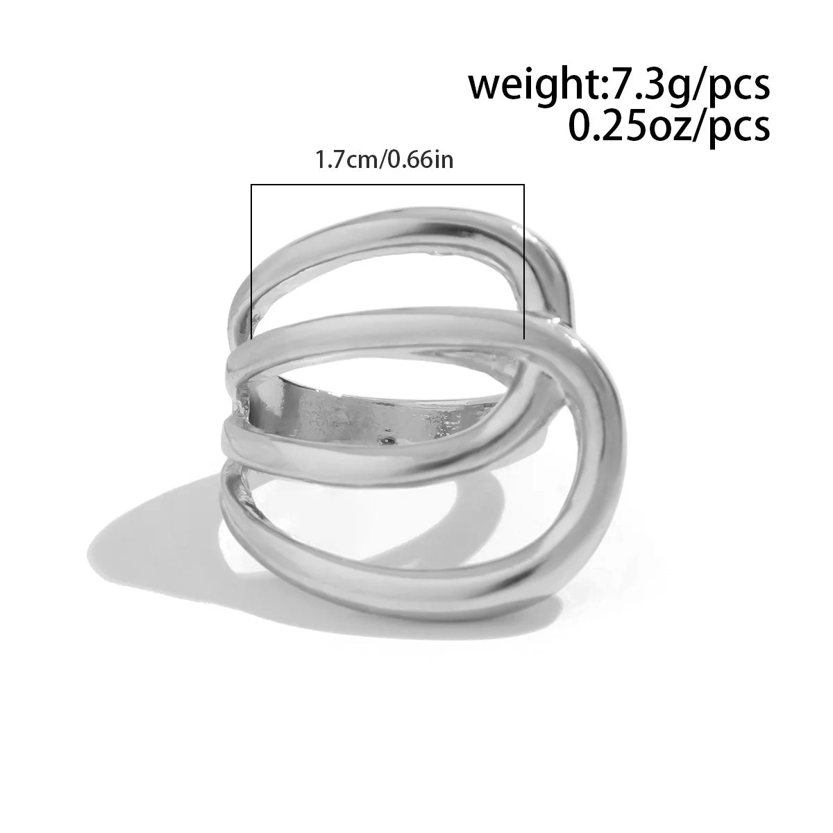 Salircon Vintage Exquisite Big Flower Butterfly Ring for Women Irregular Geometric Metal Finger Ring Female Jewelry Gift