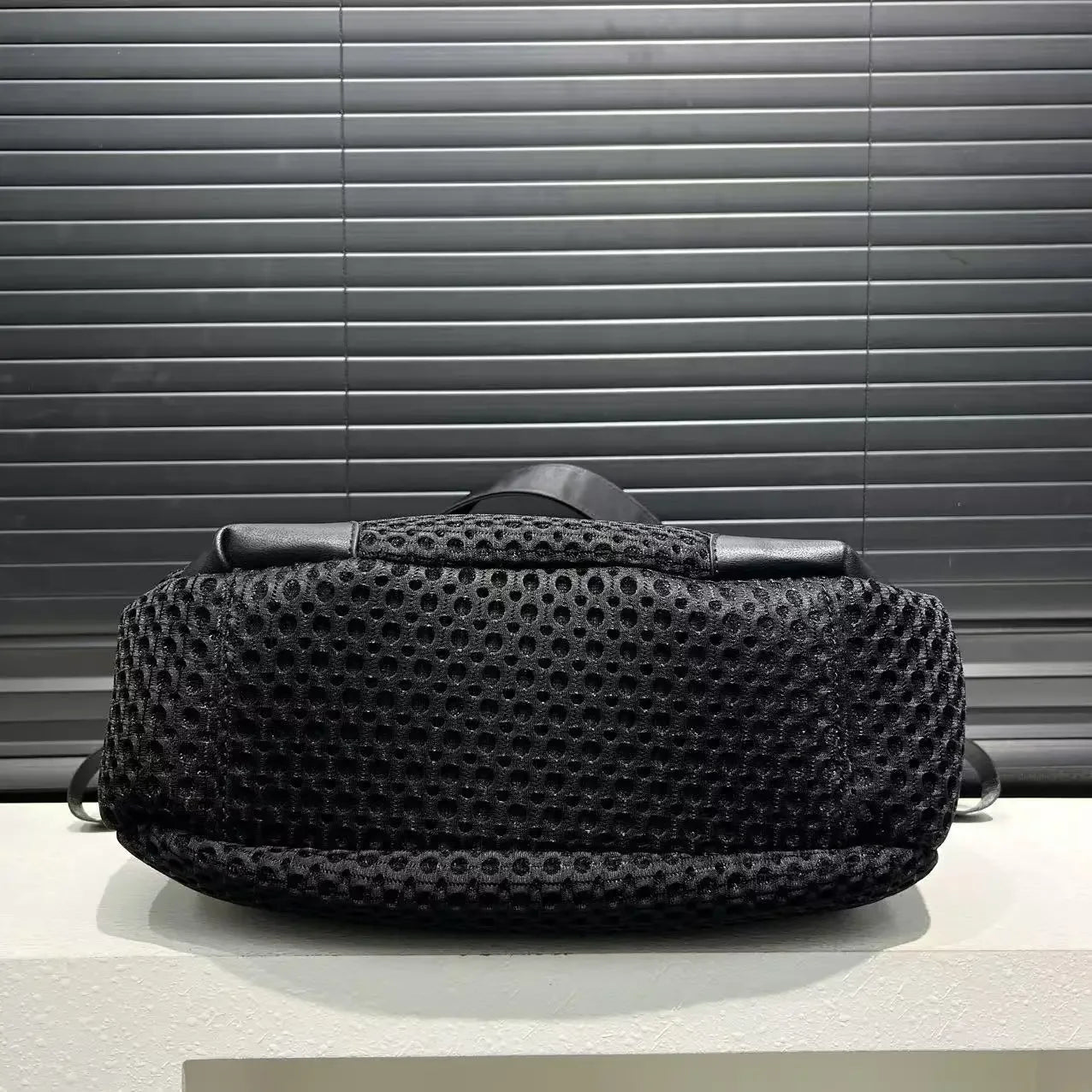 Large Nylon Mesh Crossbody Bag