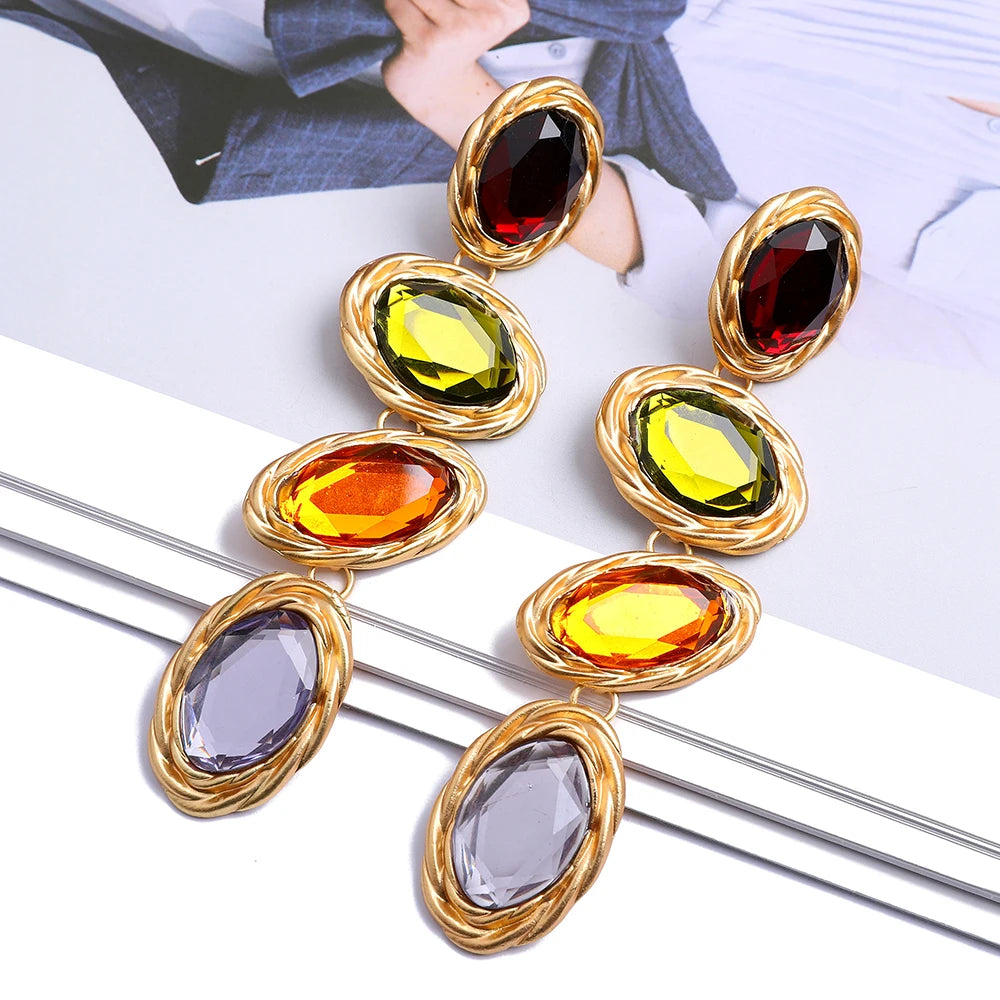 Luxury Design Charm Dangle Earrings For Women