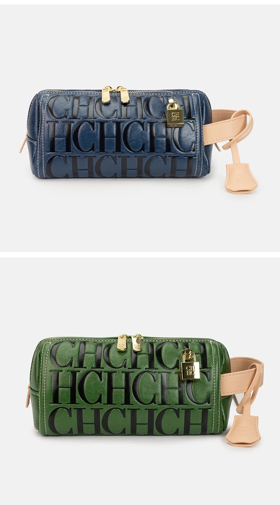 CH 2026 New Letter Embossed Cylinder Bag Fashion Cylinder Crossbody Bag Casual Shoulder Underarm Bag Multi color Optional