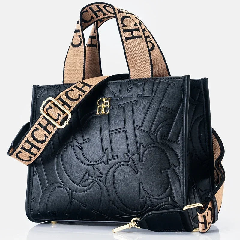 CH Fashion Monogram Print High Quality Metal Logo Casual Light Luxury Brand Designer 2026 New Women's Handbag