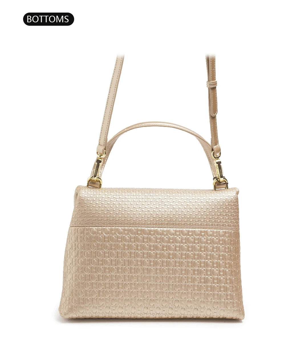 CH Lightweight PU+TPU Handbag 28x12x9cm, 5 Color Zipper Compartment Purse, Compact Tote Bag for Phone & Wallet