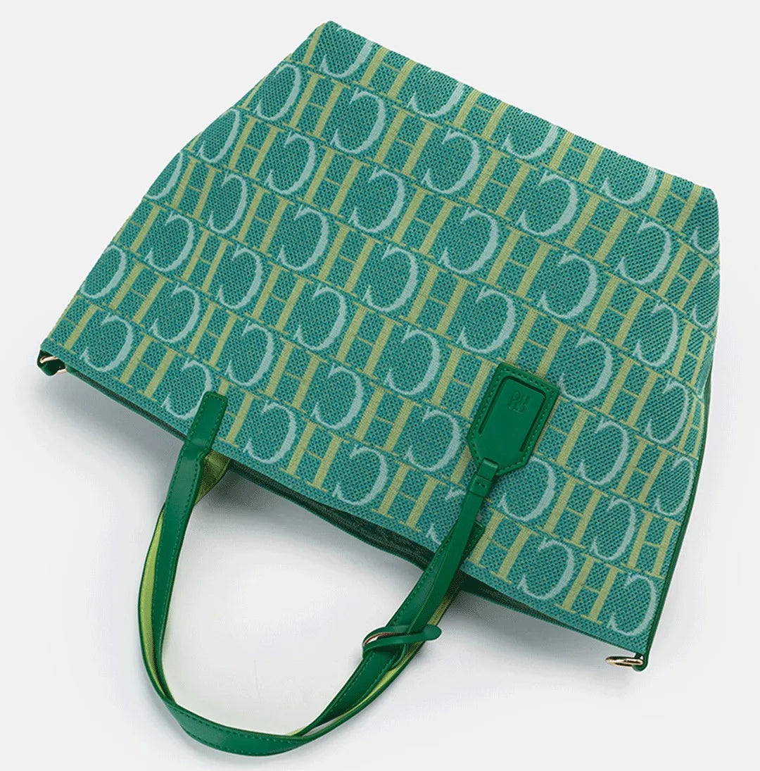 CH Popular Large Capacity Tote Bag Versatile Elegant Casual Shopping High Quality Ladies Bag Women's Brand Fashion Letter Print