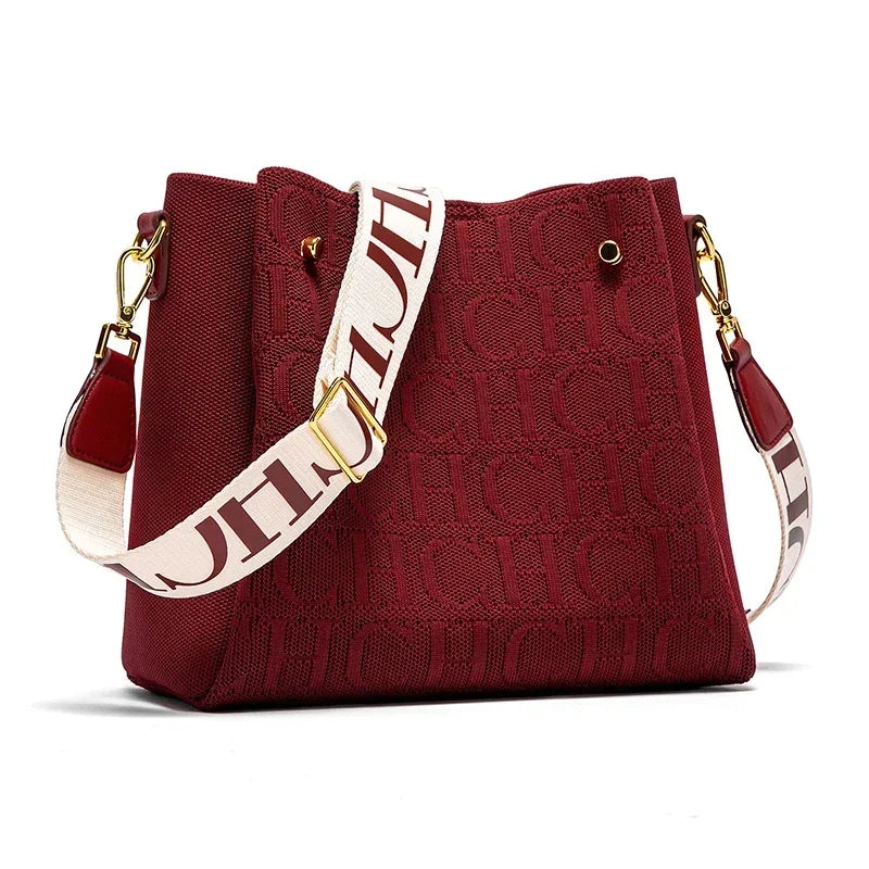 Crossbody Bag Synthetic Leather Purse for Women, Large Capacity 25.5x22.5x13cm Lightweight Bag, 5 Color Options