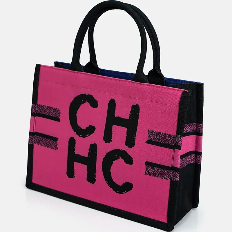 High Quality Multiple Colors Available Fashionable Women's Tote Bag Large Capacity Fine 2025 New Graffiti Design Tote Bag