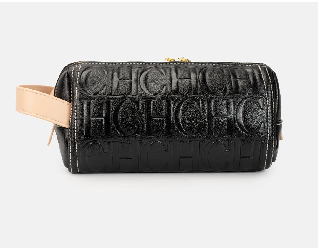 CH 2026 New Letter Embossed Cylinder Bag Fashion Cylinder Crossbody Bag Casual Shoulder Underarm Bag Multi color Optional