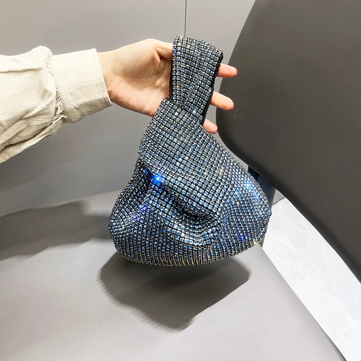 Luxury Designer Rhinestones Clutch Purse Bag for women handle bag Shoulder Bag Purse Shiny Crystal Purses and Handbag eveing bag