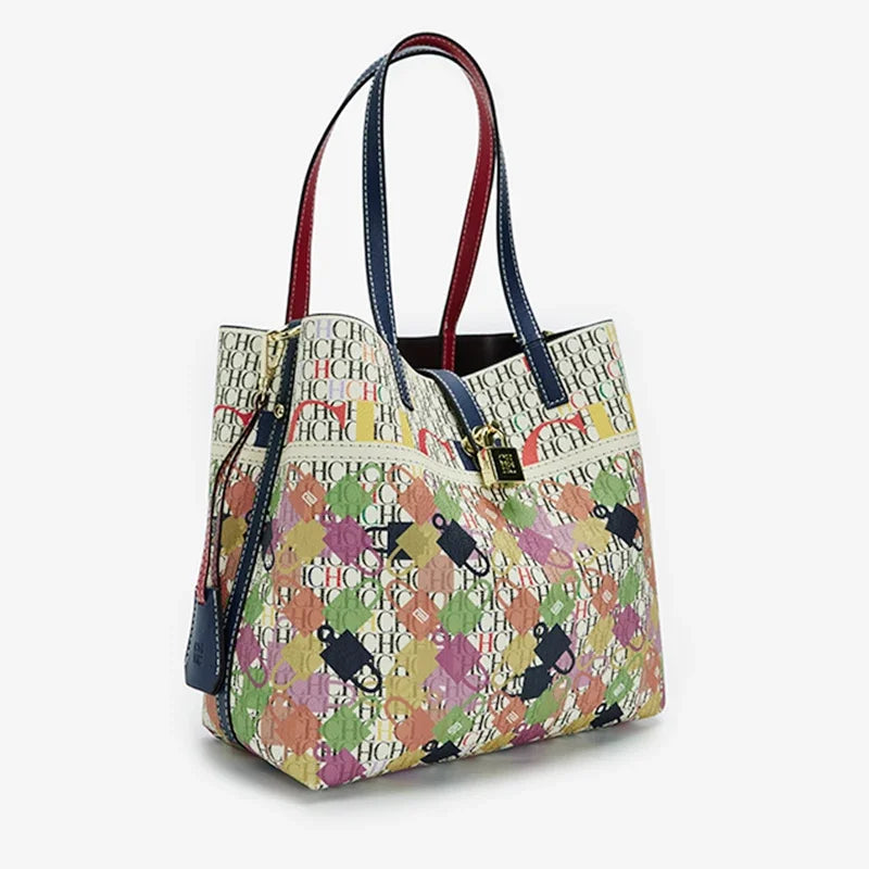 Brand Classic Pattern Letter Design Shoulder Bag Can Be Crossbody High Quality Elegant Fashion New Women's Bag Large Capacity