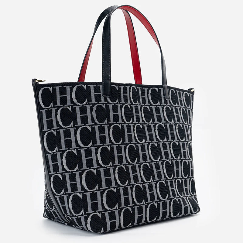 CH Popular Large Capacity Tote Bag Versatile Elegant Casual Shopping High Quality Ladies Bag Women's Brand Fashion Letter Print