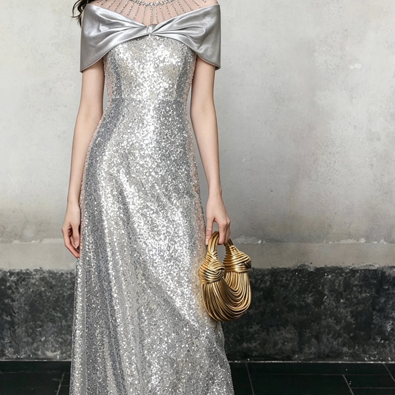 Purses and handbag Luxury Designer Brand Handwoven Shoulder Bag women's bag Wedding Silver Evening Clutch Bag Purse Bag Gold bag