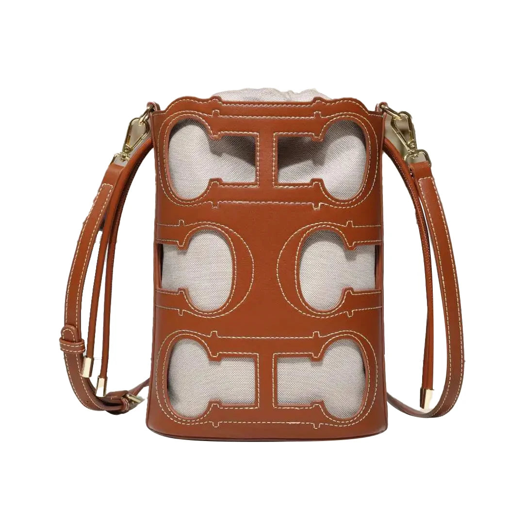 CH New Daily Commuting Ladies Handbag Fashion Hollow Design Ladies Crossbody Bag Simple Versatile Style Ladies Shoulder Bag