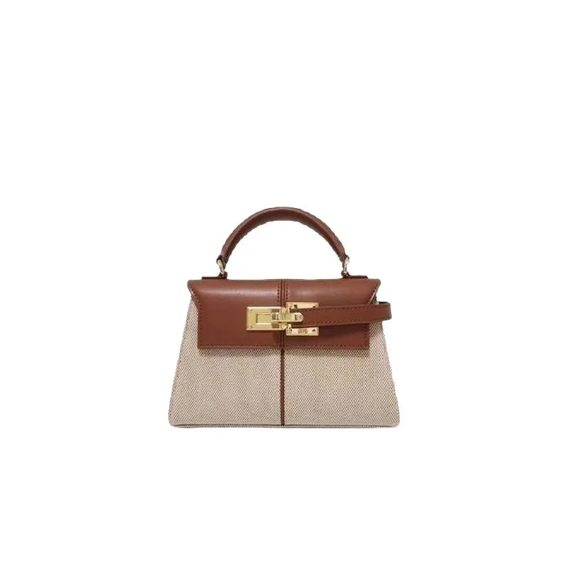 JW PEI Trapezoidal Bag, New Style, Genuine Leather, Women's Bag, High-End, Versatile, Crossbody Bag, Fashionable, Niche Style