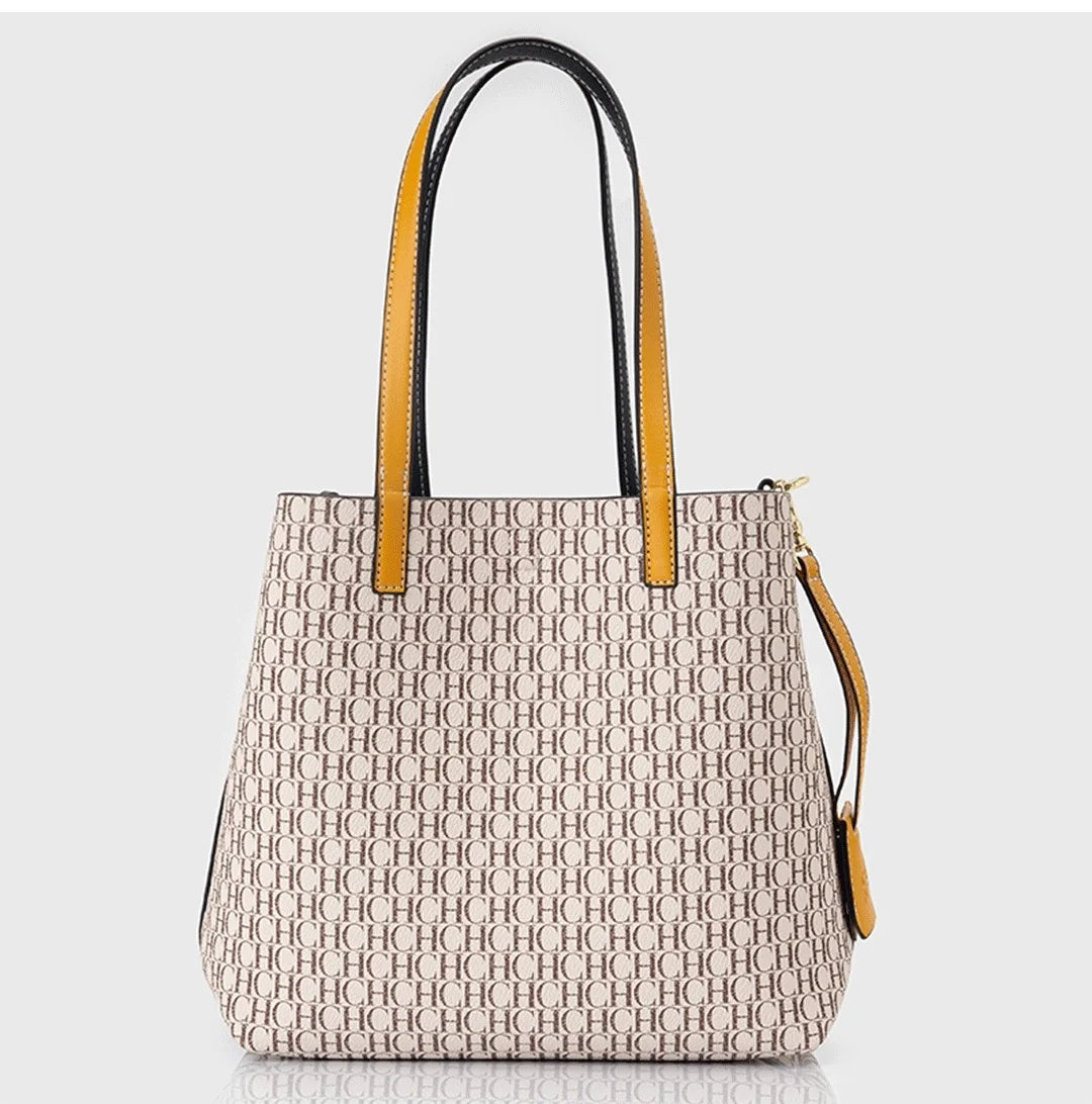 Premium Versatile PU Leather Crossbody Bag Ladies Large Capacity Daily Commuter Tote Bag Letter Print Design Ladies Fashion