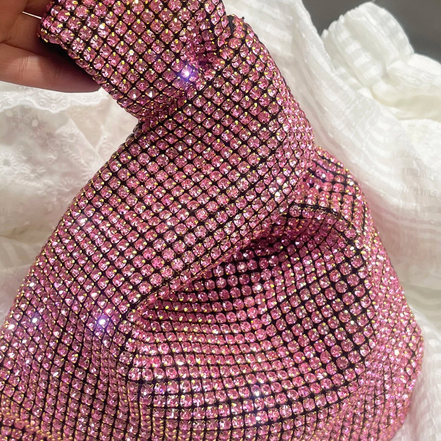Luxury Designer Rhinestones Clutch Purse Bag for women handle bag Shoulder Bag Purse Shiny Crystal Purses and Handbag eveing bag