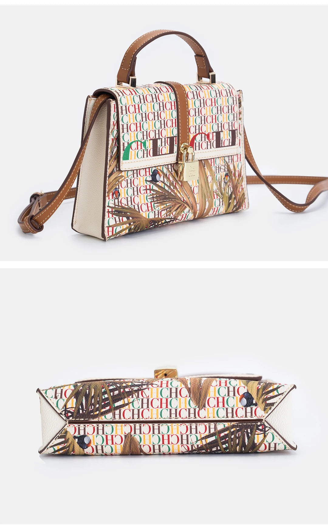 New Casual Women's Crossbody Bag Exquisite And Fashionable Handbag Niche Light Luxury Brand With Lock Design Trendy Designer's