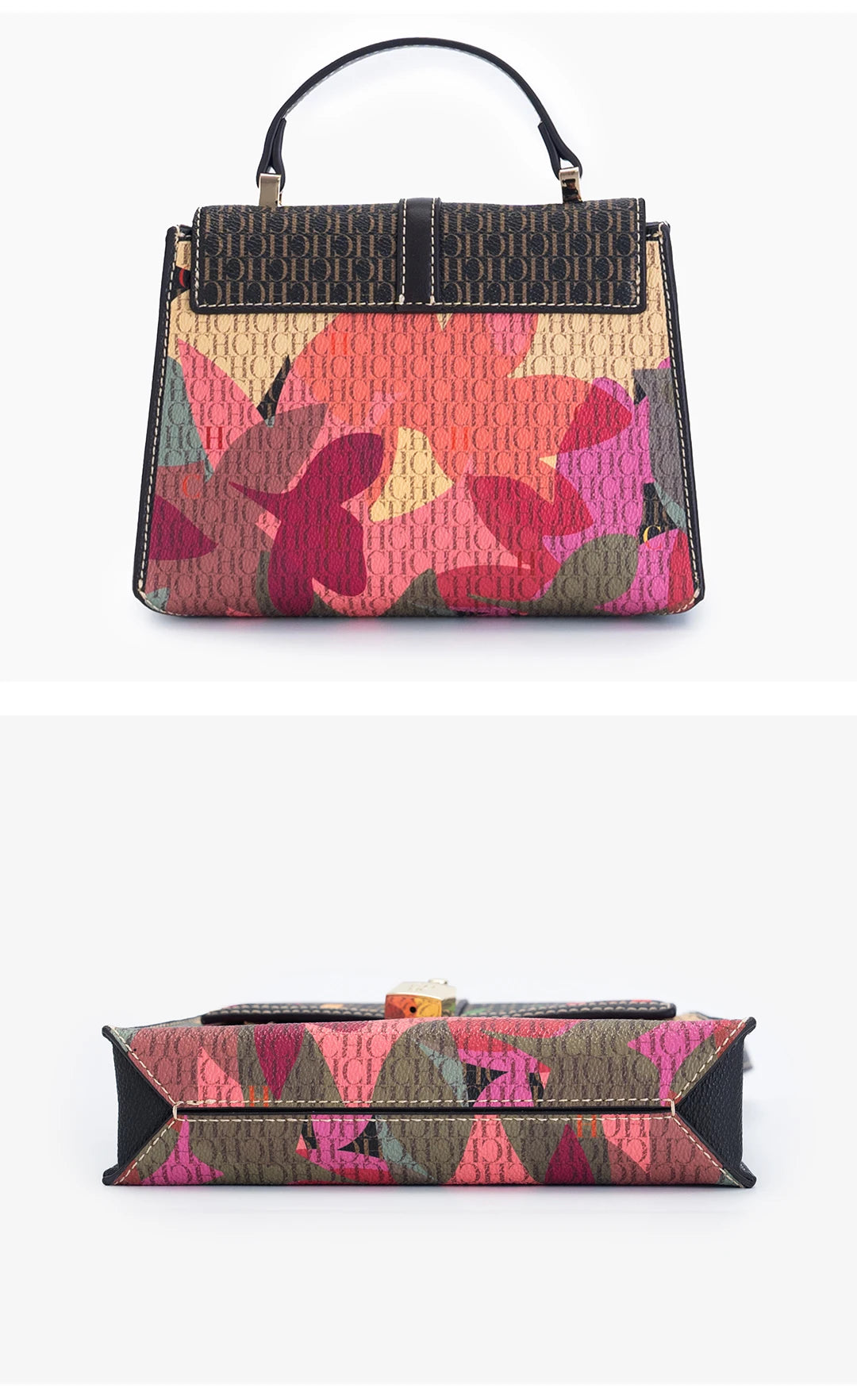 New Casual Women's Crossbody Bag Exquisite And Fashionable Handbag Niche Light Luxury Brand With Lock Design Trendy Designer's