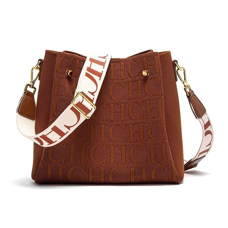 Crossbody Bag Synthetic Leather Purse for Women, Large Capacity 25.5x22.5x13cm Lightweight Bag, 5 Color Options