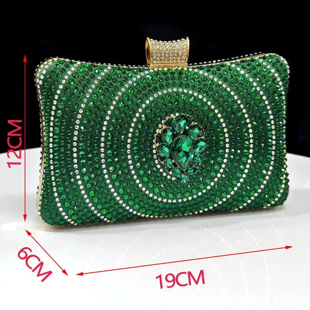 Venus Chan Blue Color Rhinestone Comfortable high heel shoe And Bag Fashion Style Pointed-Toe Shoes For Women Or Commuting Shoes
