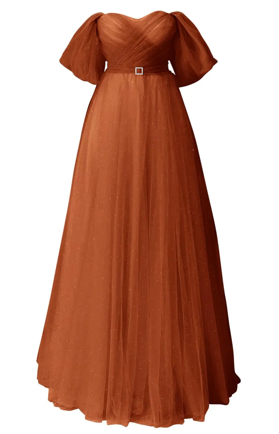 Glitter Tulle Prom Dresses Off The Shoulder Sweetheart Puffy Long Evening Gowns for Women 2026 Elegant Dress Wedding Party
