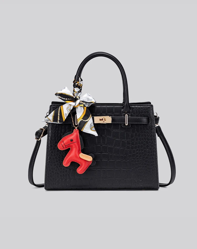large-capacity multi-functional crossbody bag, PU leather