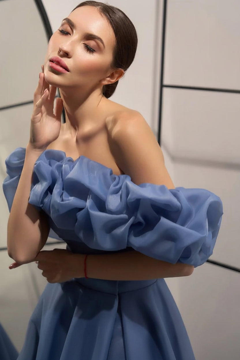 Grace Off-Shoulder Evening Gown