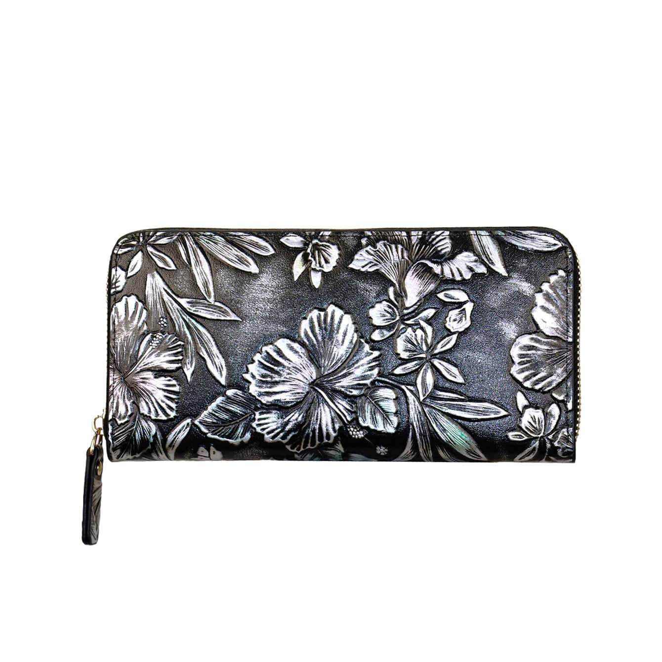 Wallet Women Large Capacity Card Holder Purse Floral Womens Leather Wallets Long Female Coin Purse Evening Clutch Bag