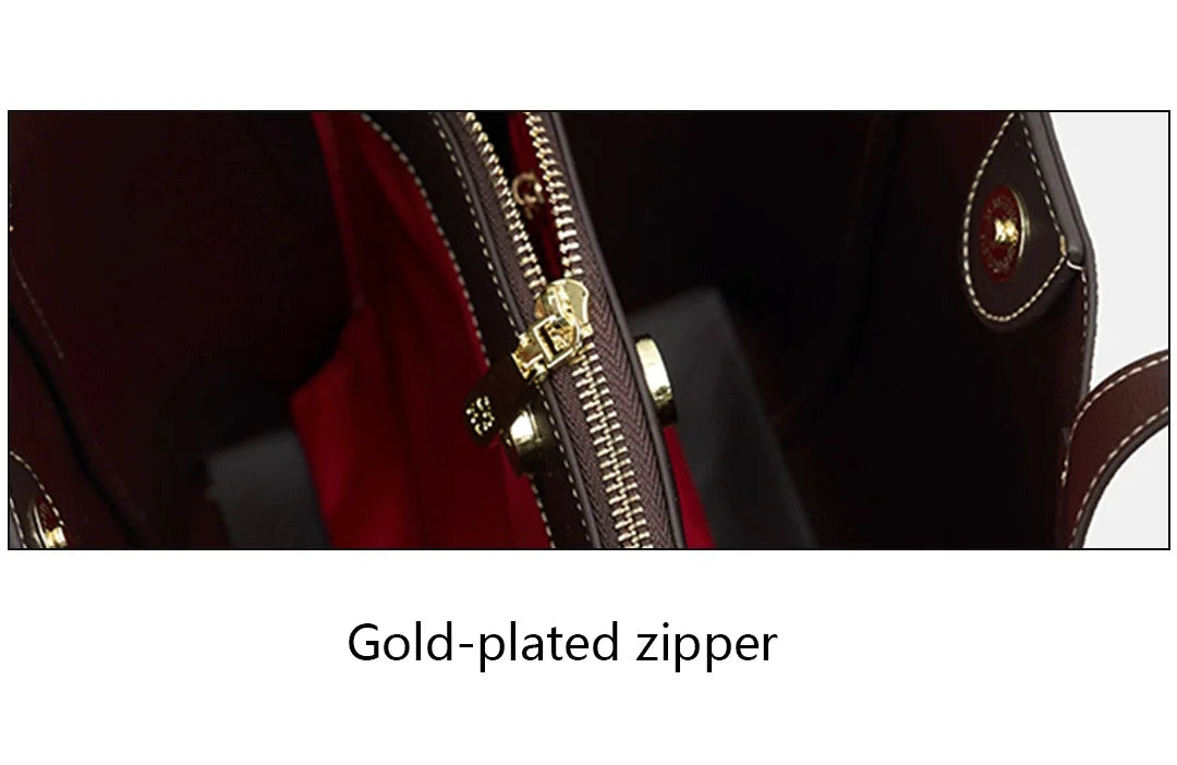 Fashion Letter Printed Design Women's Handbag High-end Light Luxury Vintage Brand Large Capacity New Women's Tote Bag