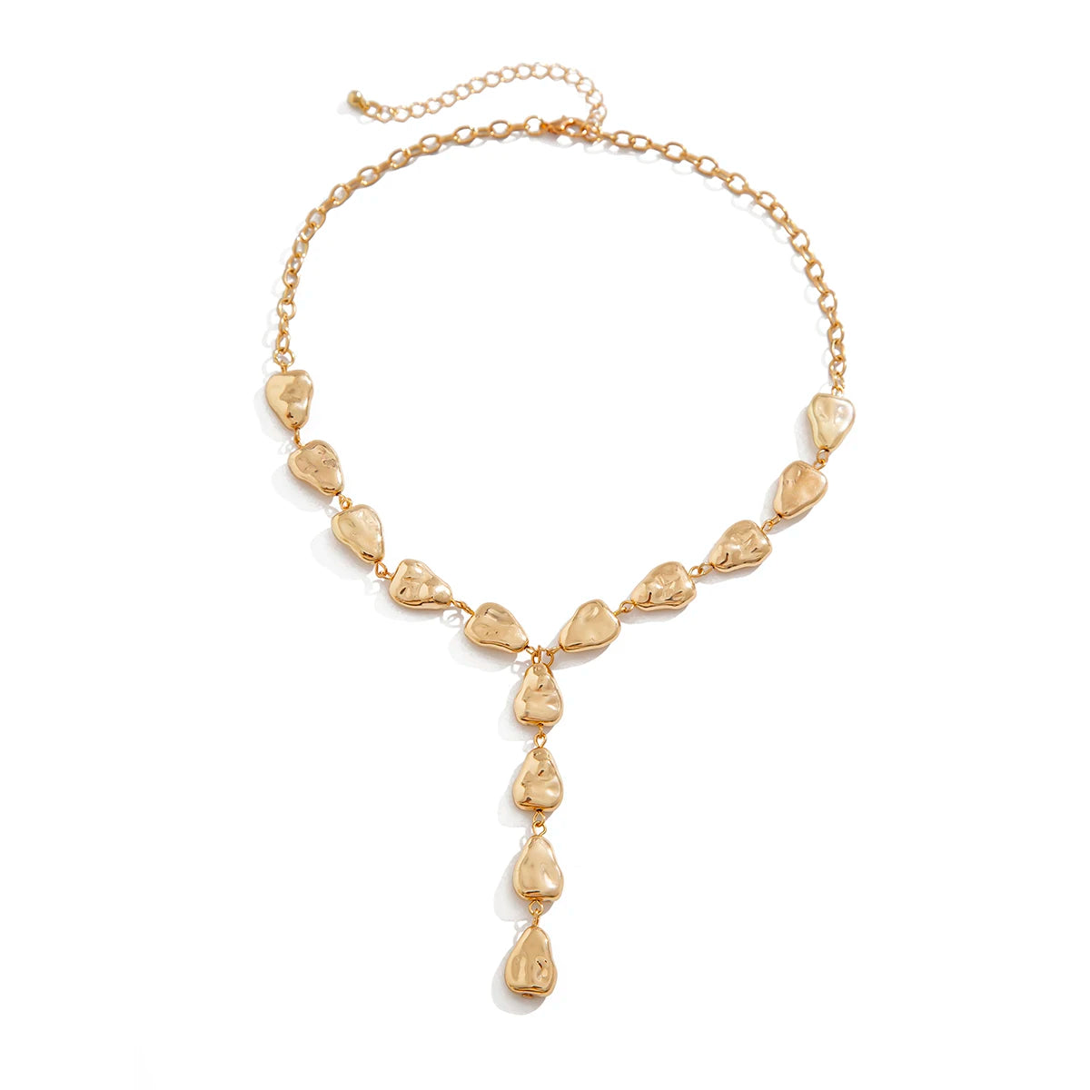 KunJoe Sexy Y-Shaped Long Tassels Necklace for Women Punk Plastics Water Drop Pendent Necklace Lady Neck Jewelry Party Ornament